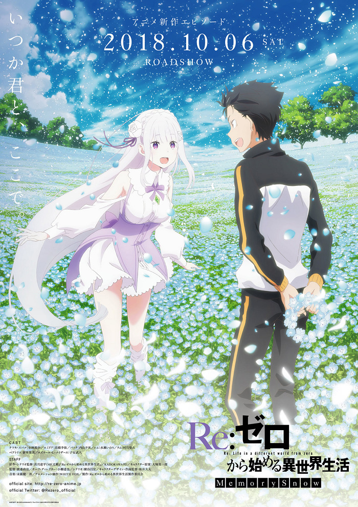 Постер к: Re:Zero. Жизнь с нуля в альтернативном мире: Снежные воспоминания